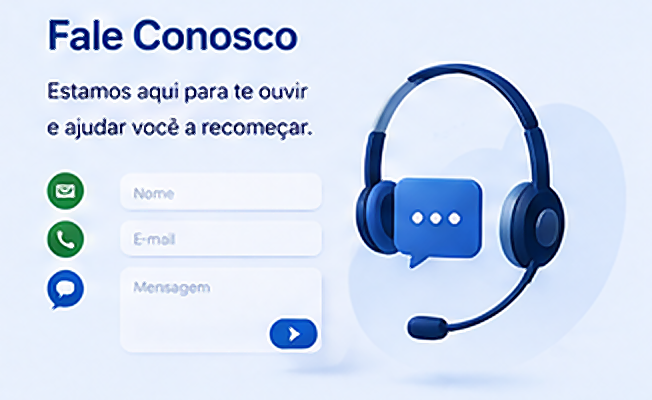 Contato com equipe Recomeça Financeiro