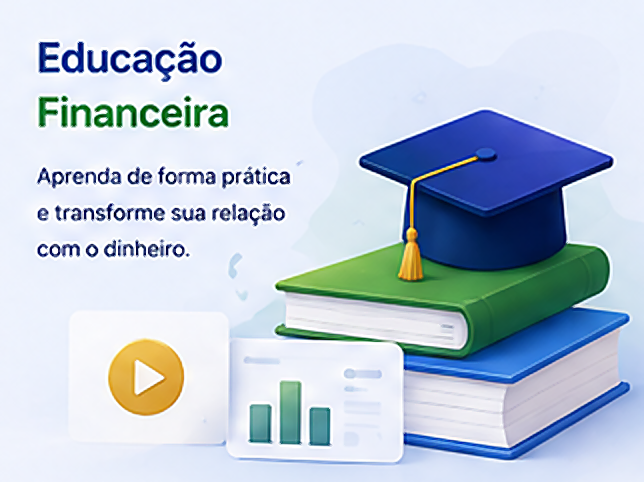 Educação financeira com ambiente moderno e tecnológico
